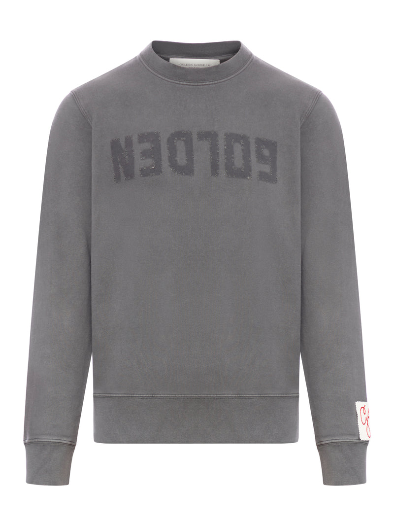 CREW NECK SWEATSHIRT WITH LOGO