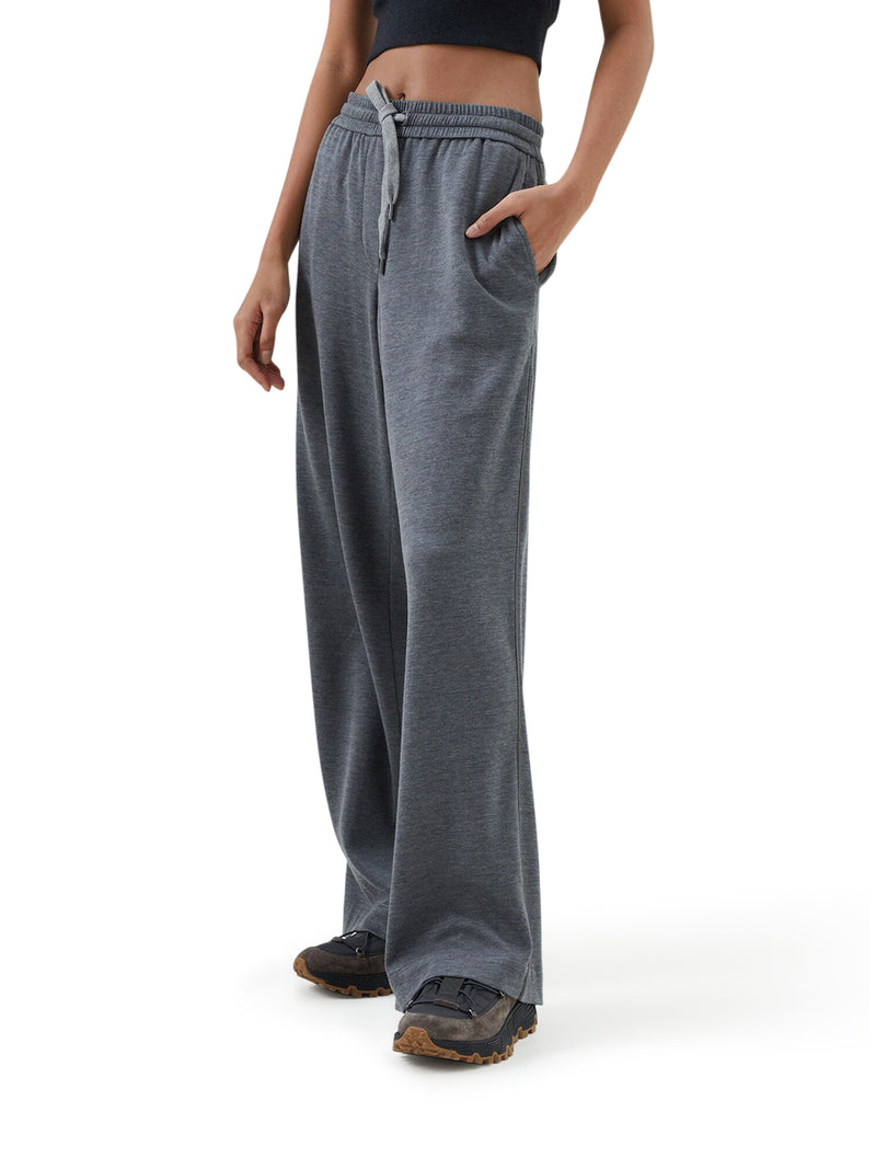 WIDE LEG TROUSERS WITH DRAWSTRING