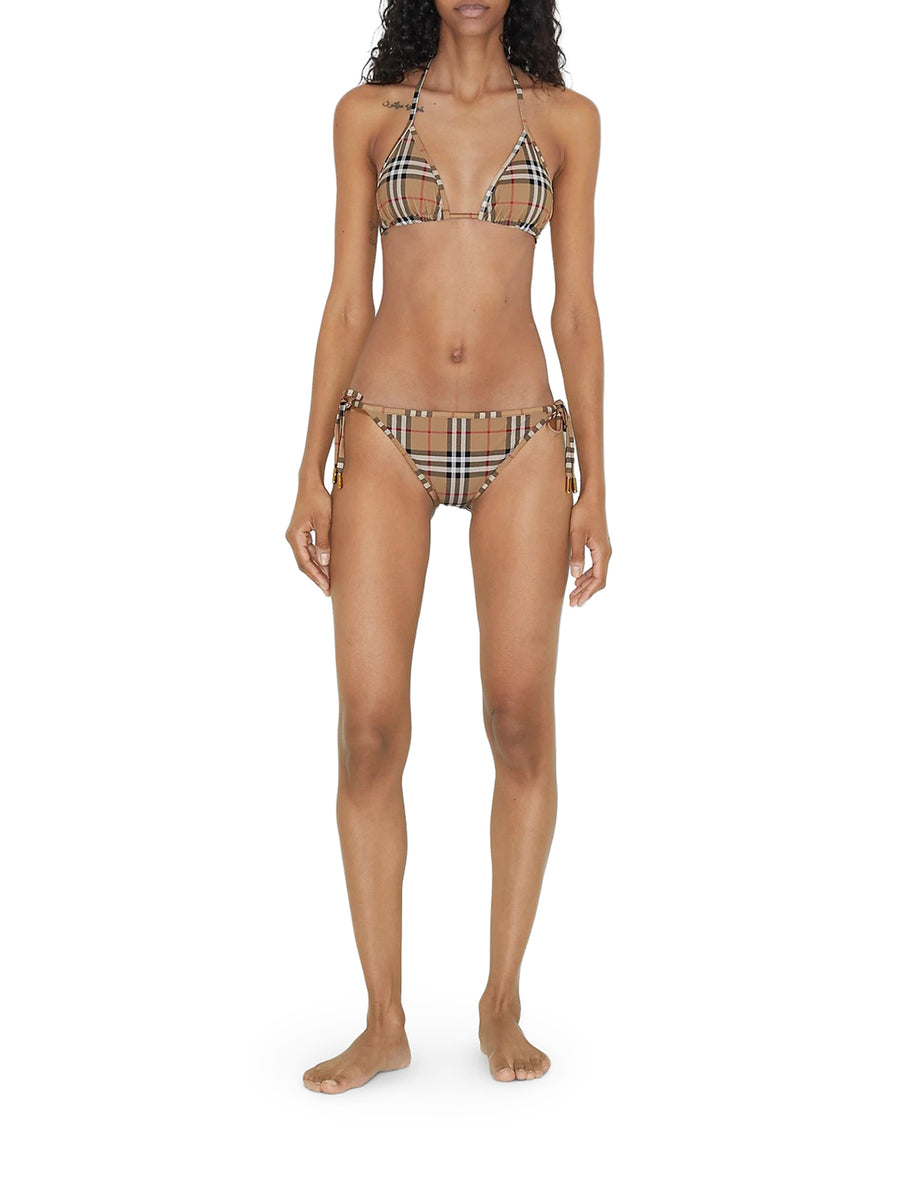VINTAGE CHECK TRIANGLE BIKINI – Suit Negozi Row