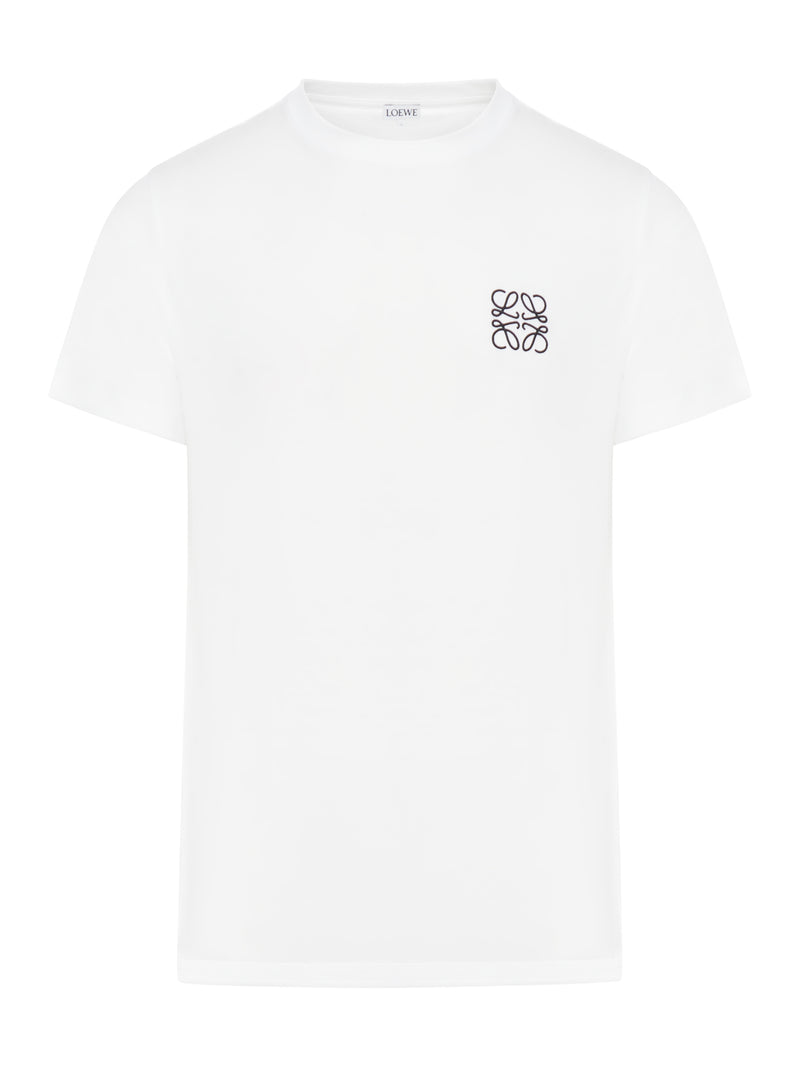 REGULAR FIT COTTON T-SHIRT WITH ANAGRAM