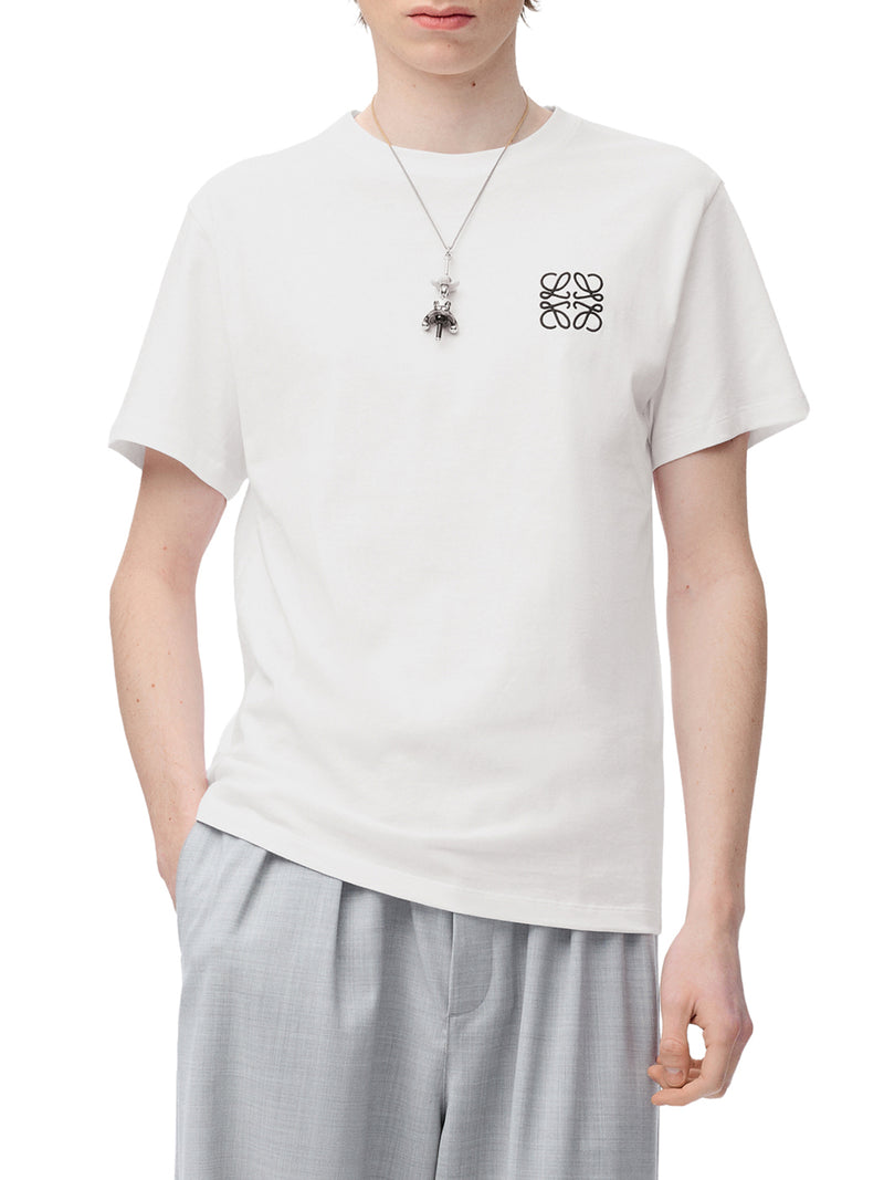 REGULAR FIT COTTON T-SHIRT WITH ANAGRAM