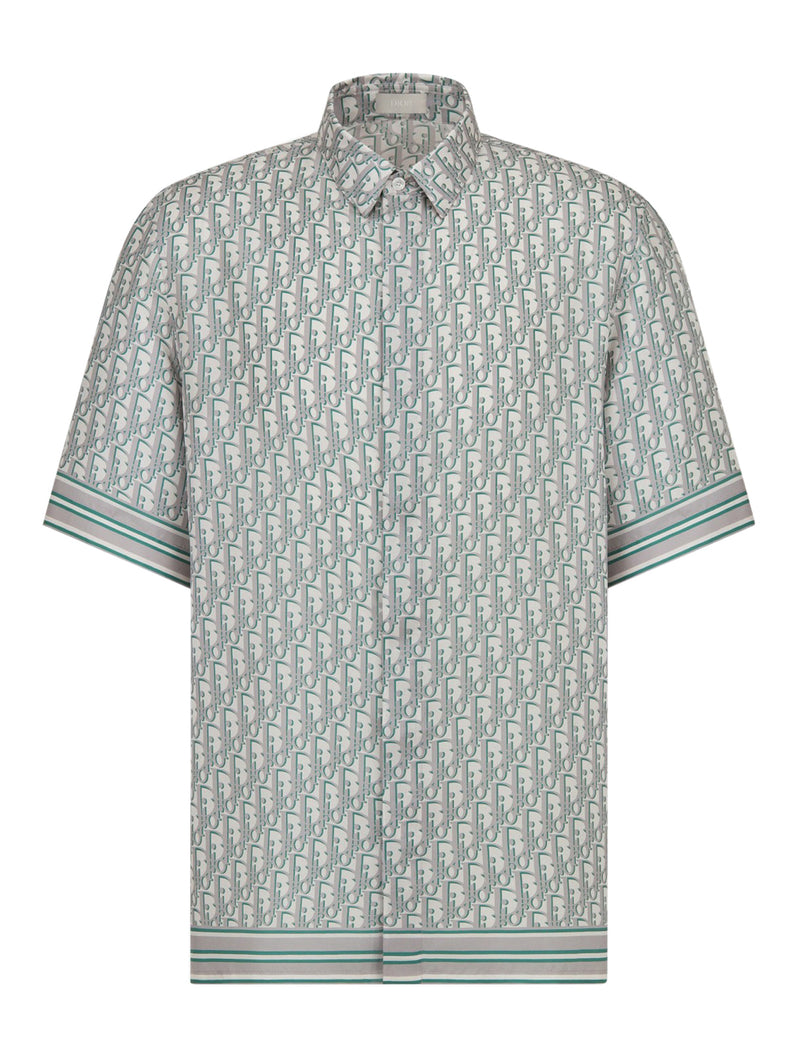 DIOR OBLIQUE SHORT SLEEVED SHIRT