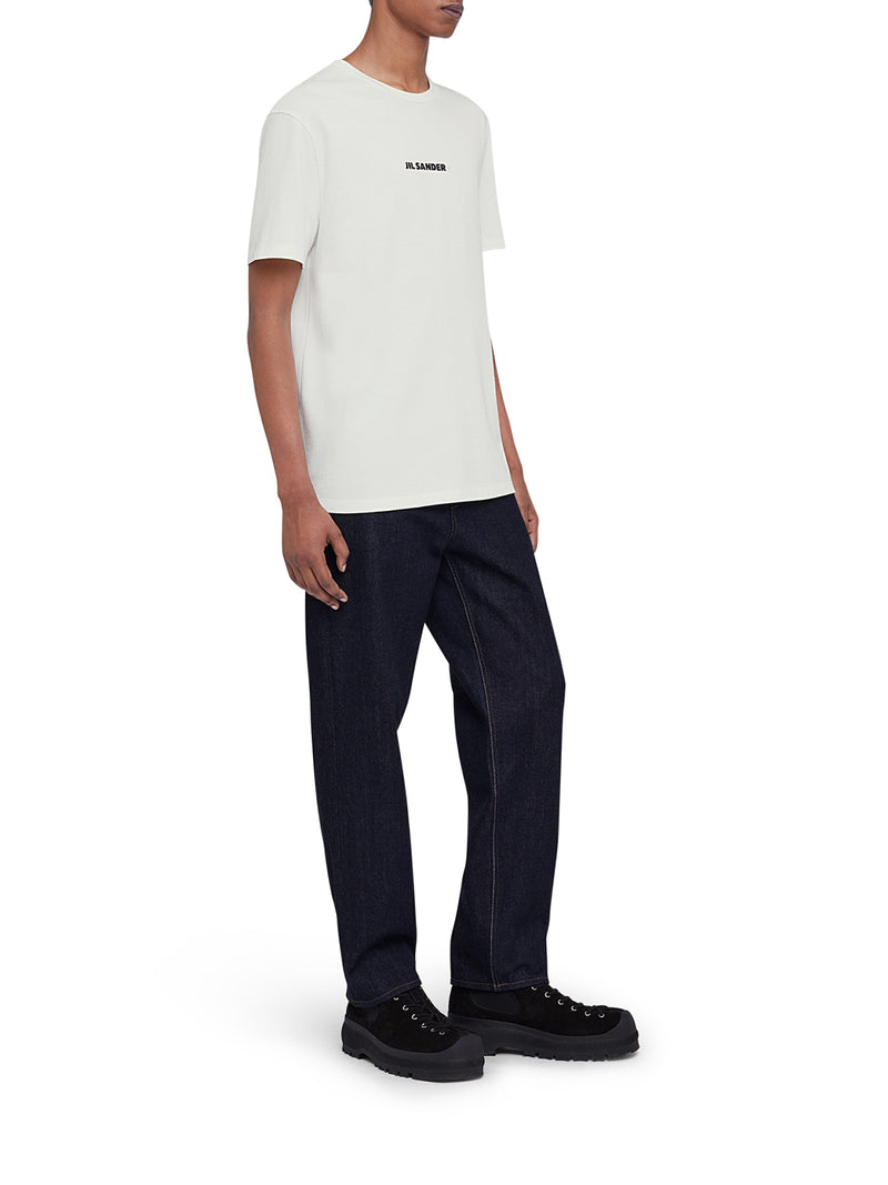 CREWNECK T-SHIRT WITH JIL SANDER LOGO