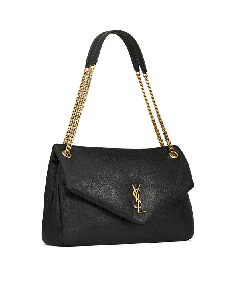 CALYPSO LARGE BAG IN NATURAL GRAIN LAMBSKIN