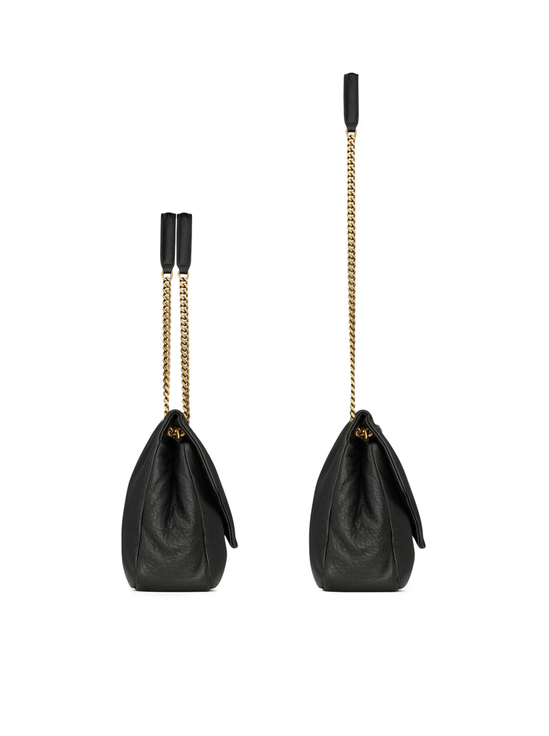 CALYPSO LARGE BAG IN NATURAL GRAIN LAMBSKIN