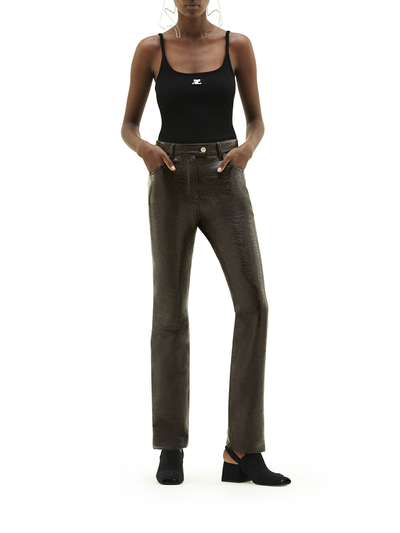 REEDITION RIB KNIT TANK TOP