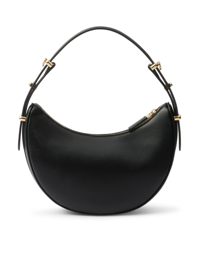 PRADA ARQUÉ LEATHER SHOULDER BAG