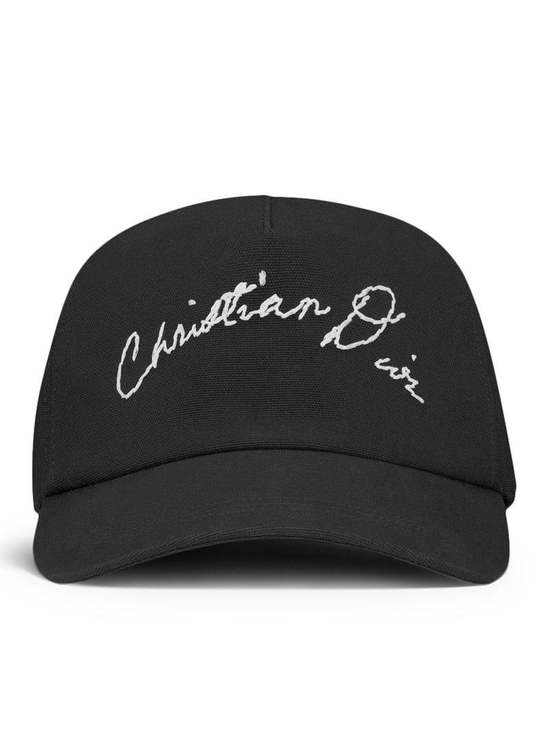 CAP WITH HANDWRITTEN CHRISTIAN DIOR SIGNATURE
