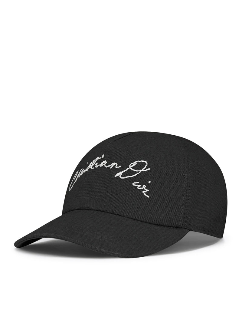 CAP WITH HANDWRITTEN CHRISTIAN DIOR SIGNATURE