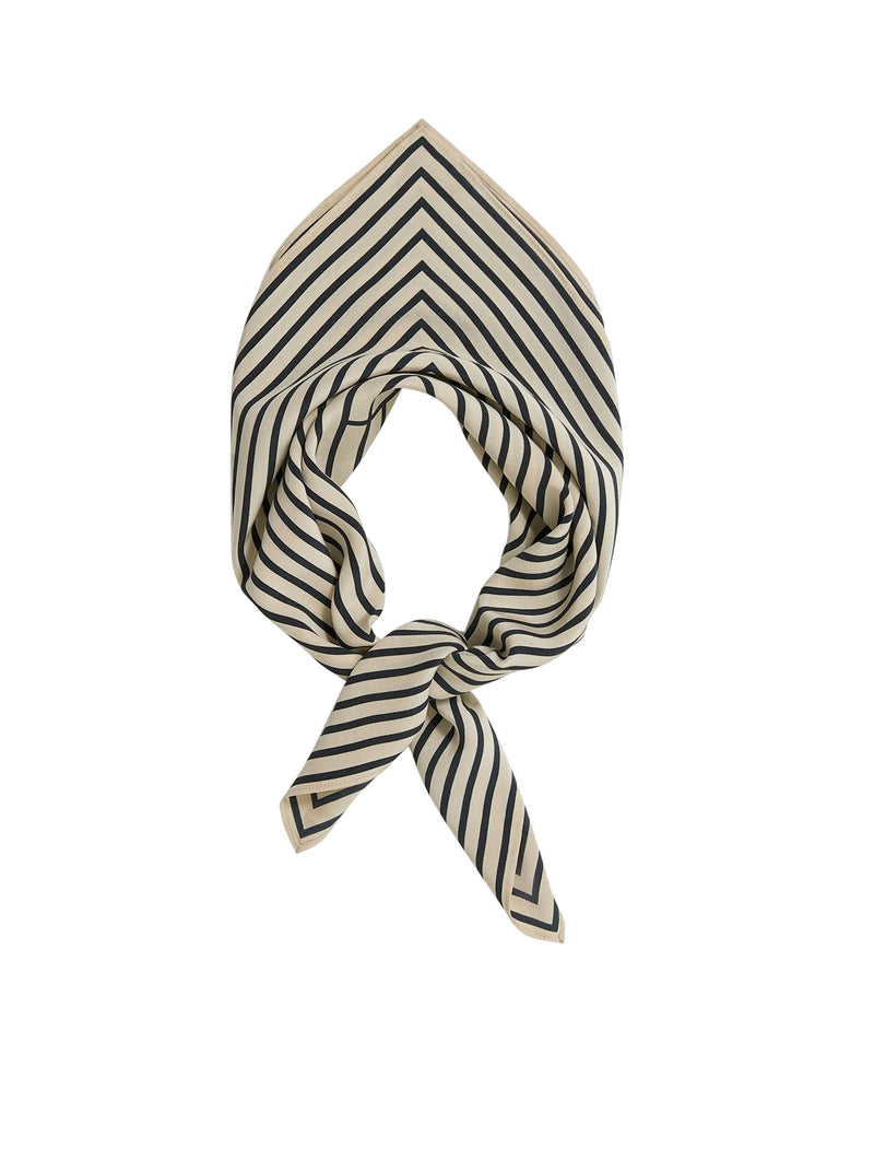 SIGNATURE MONOGRAM SILK SCARF