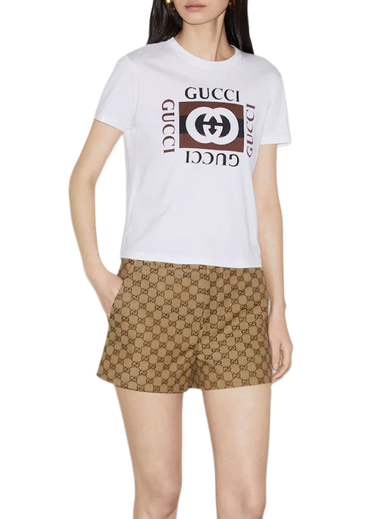 PRINTED COTTON JERSEY T-SHIRT