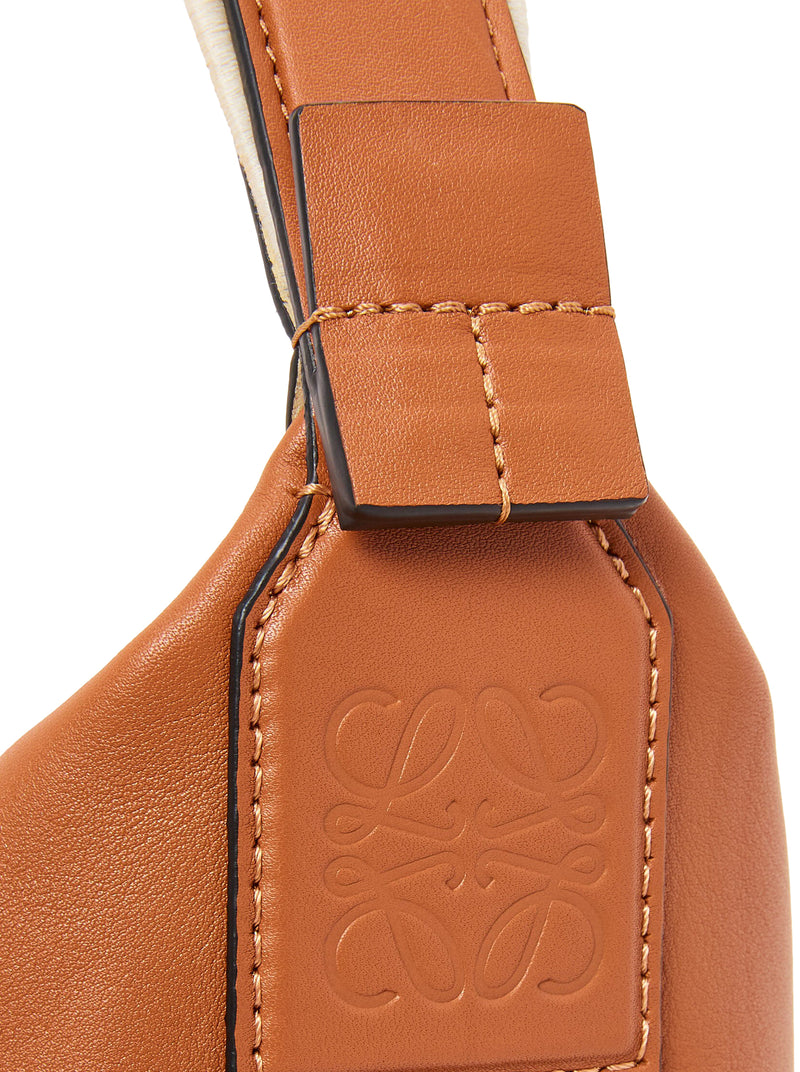 SMALL CUBI SHOULDER BAG IN SMOOTH CALFSKIN AND JACQUARD