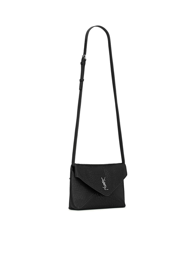 CASSANDRA LAMBSKIN MESSENGER ENVELOPE