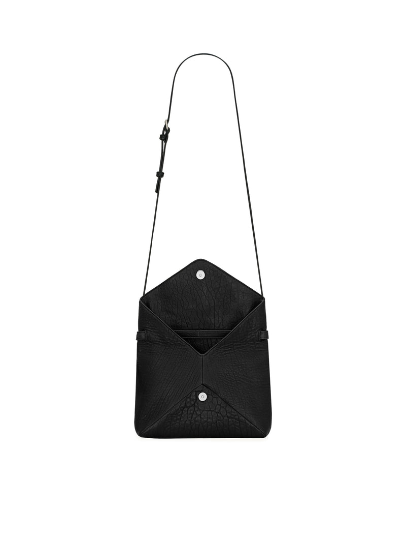 CASSANDRA LAMBSKIN MESSENGER ENVELOPE