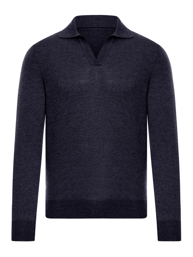 ATHLEISURE KNITTED SKIPPER POLO