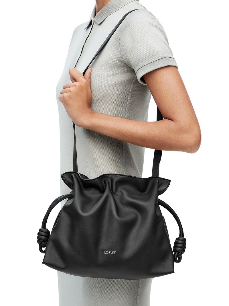 FLAMENCO CLUTCH MEDIUM BAG IN CALFSKIN NAPPA