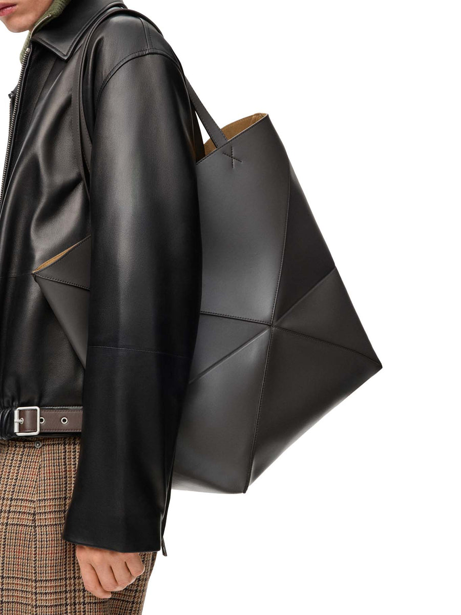 PUZZLE FOLD TOTE XL BAG IN POLISHED CALFSKIN – Suit Negozi Row