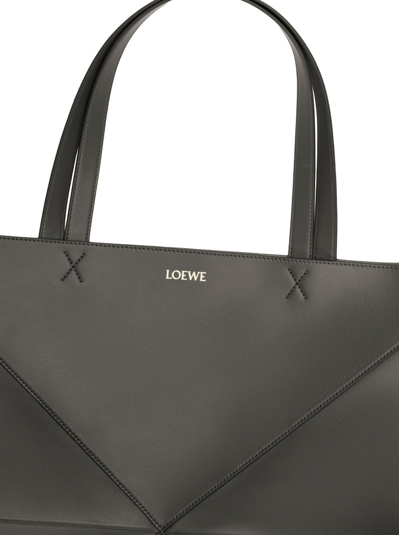 PUZZLE FOLD TOTE XL BAG IN POLISHED CALFSKIN