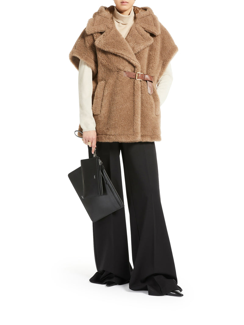 TEDDY FABRIC VEST CAPE