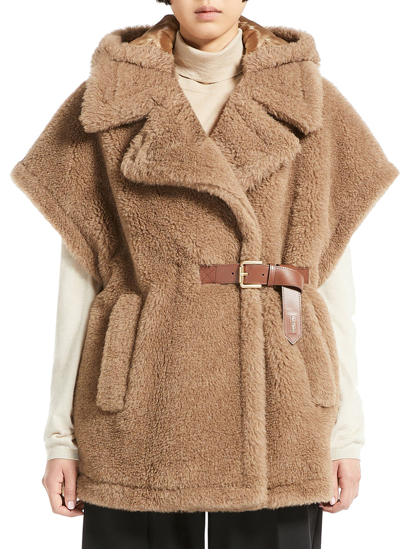 TEDDY FABRIC VEST CAPE