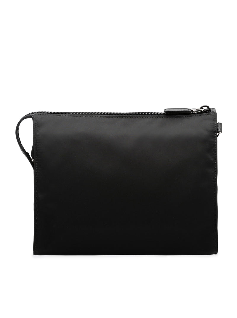 NECESSAIRE IN RE-NYLON AND SAFFIANO