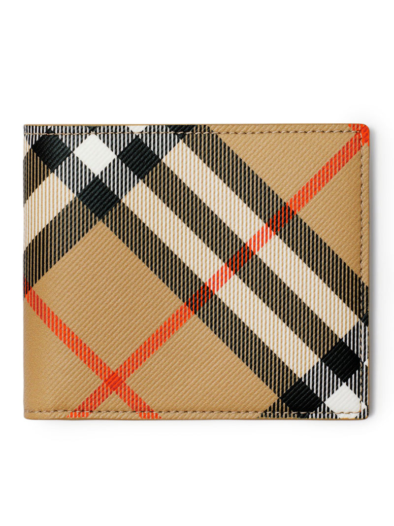 VINTAGE CHECK BIFOLD WALLET