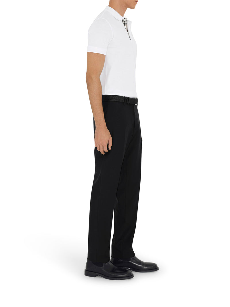 COTTON POLO SHIRT WITH EMBROIDERED EKD LOGO