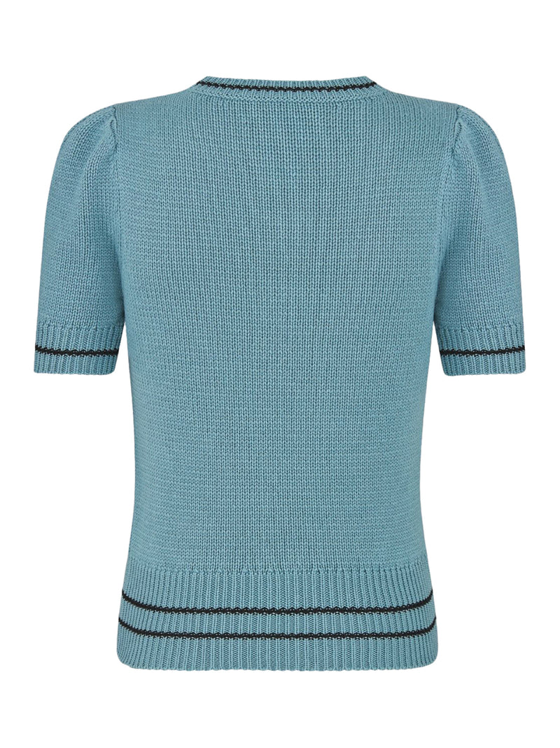 Short-sleeved sweater