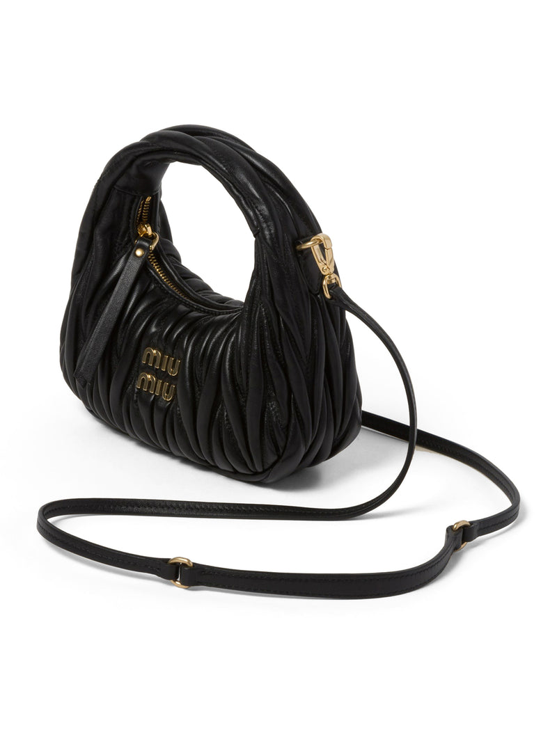 MINI HOBO WANDER BAG IN NAPPA MATELASSÈ