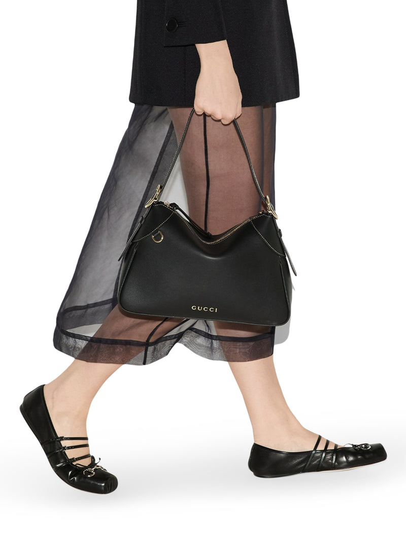 GG EMBLEM SHOULDER BAG LARGE SIZE