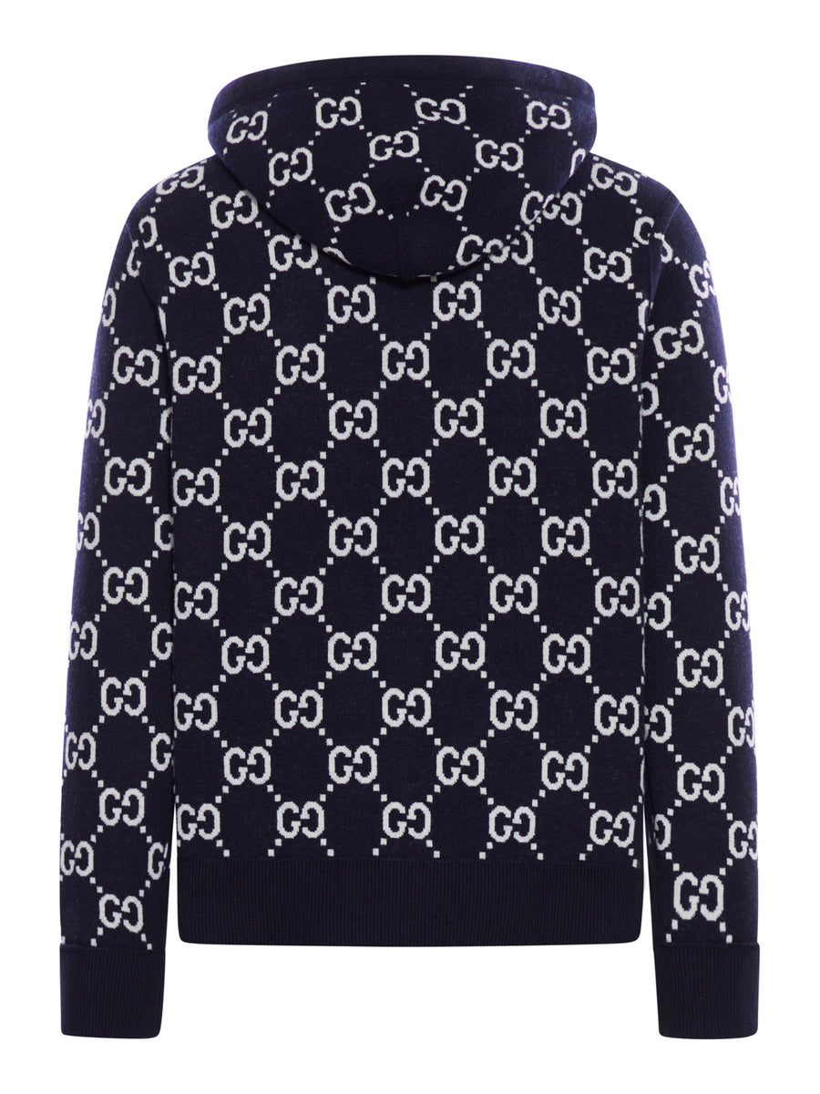 REVERSIBLE WOOL FULL ZIP HOODIE – Suit Negozi Row