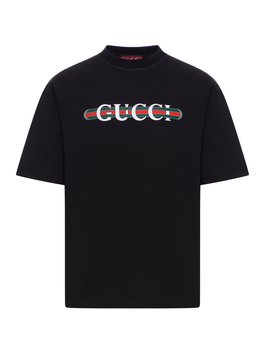 PRINTED COTTON JERSEY T-SHIRT – Suit Negozi Row