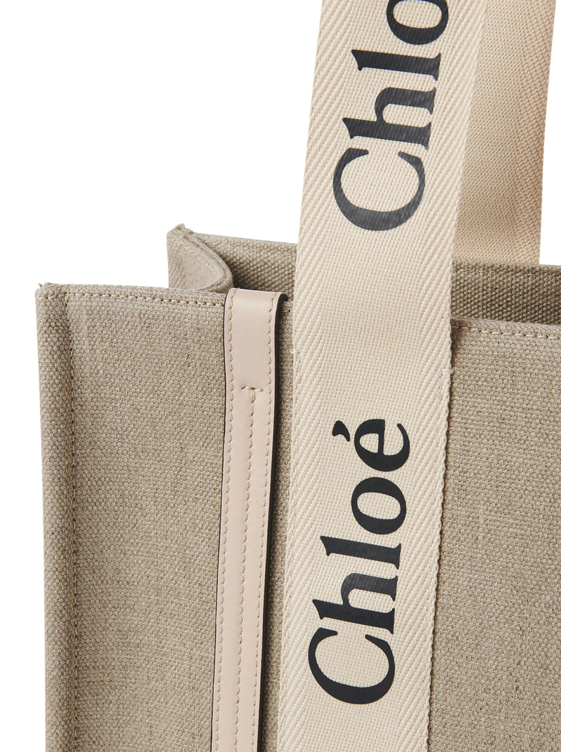 WOODY LINEN TOTE BAG
