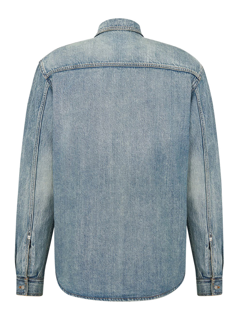 Giacca-camicia con motivo a quadri all’interno