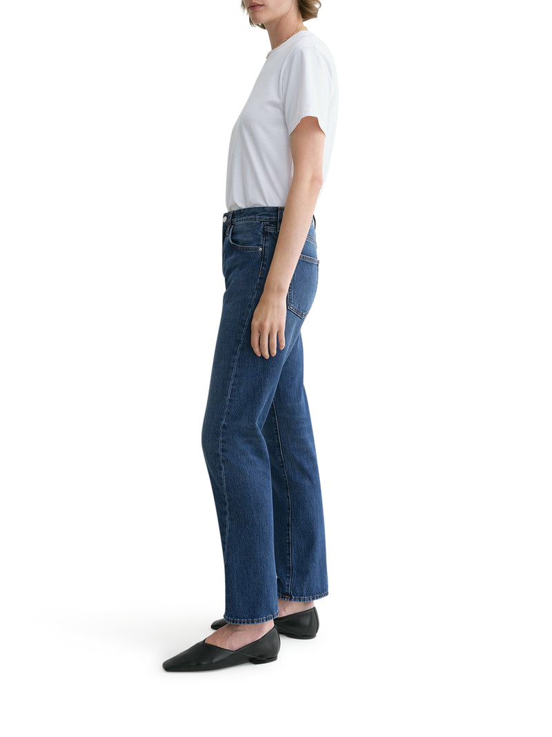 TWISTED SEAM DENIM WORN BLUE