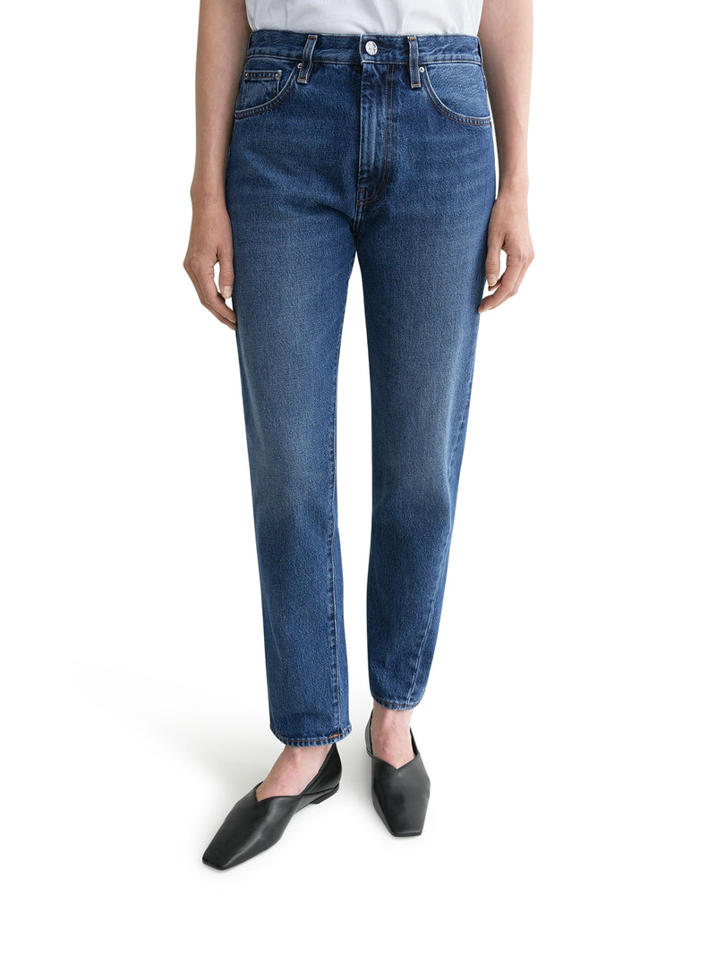 TWISTED SEAM DENIM WORN BLUE