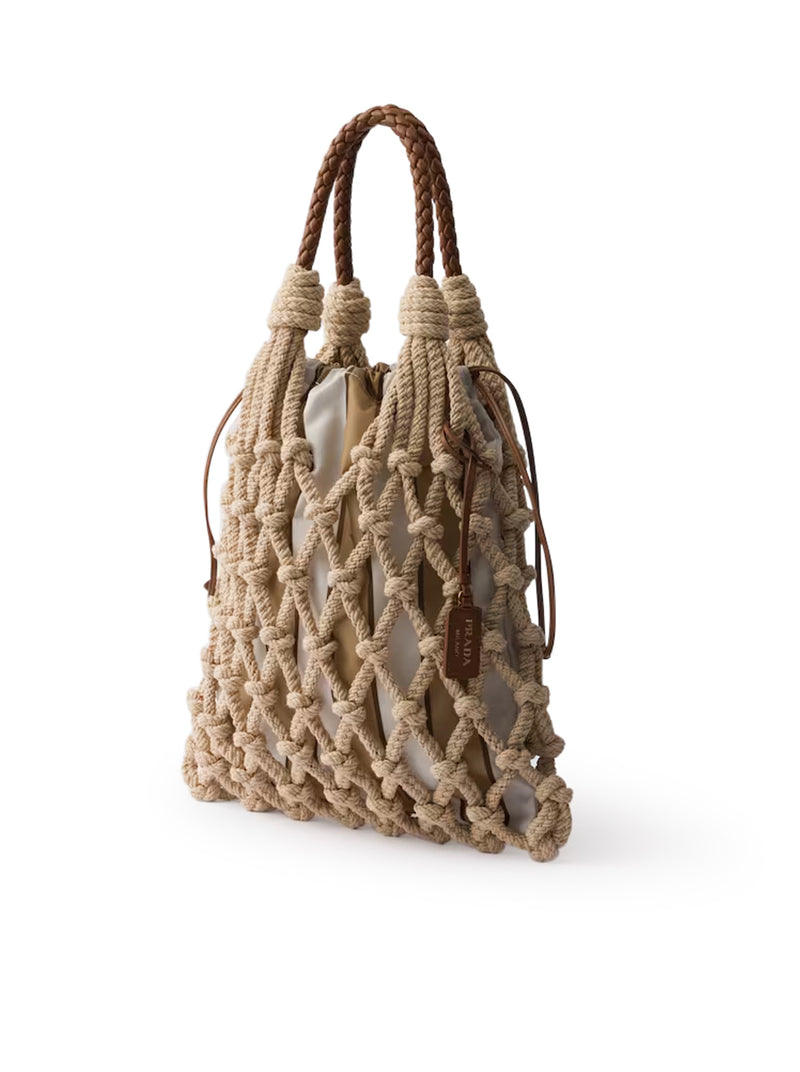 NOUÉ MEDIUM BAG IN COTTON ROPE