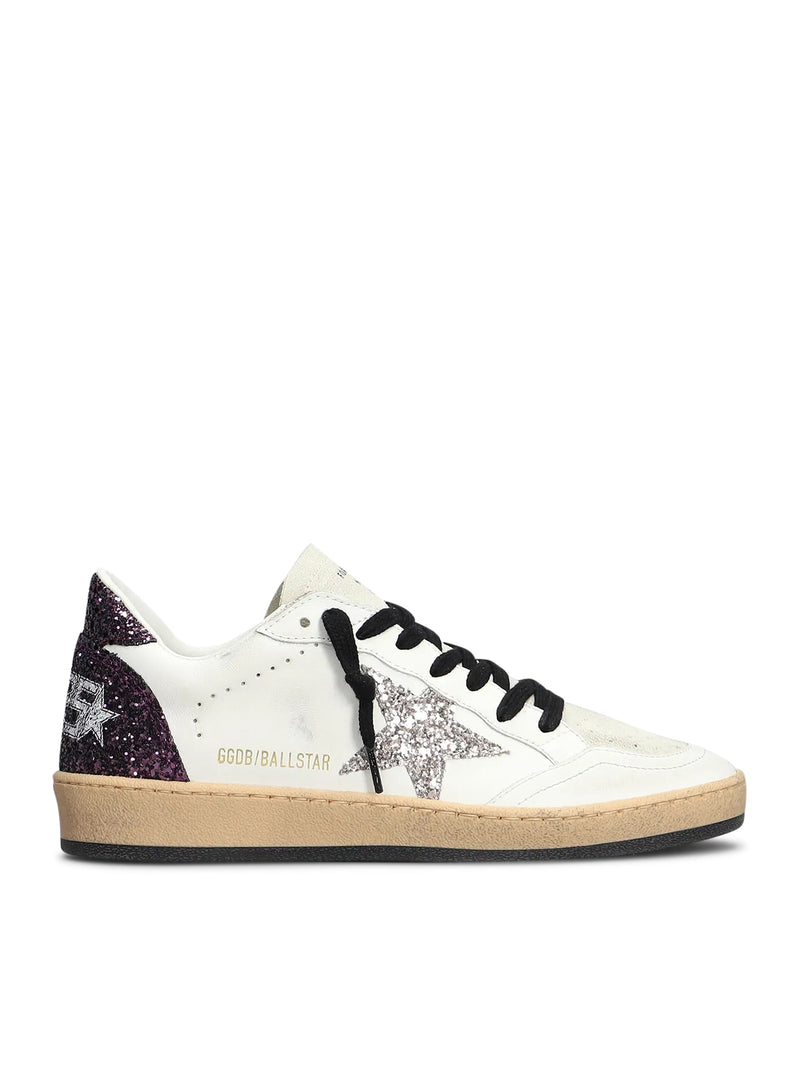 BALL-STAR SNEAKERS IN NAPPA AND GLITTER