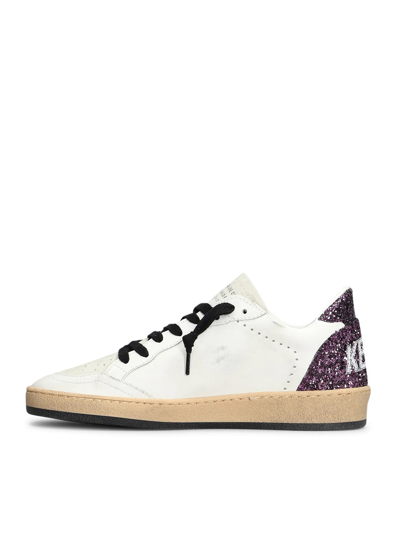 BALL-STAR SNEAKERS IN NAPPA AND GLITTER