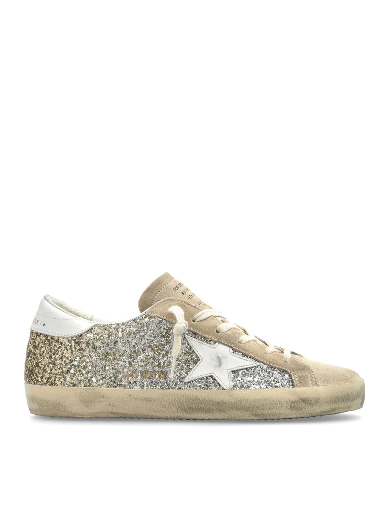 SUPER-STAR SNEAKERS WITH GLITTER
