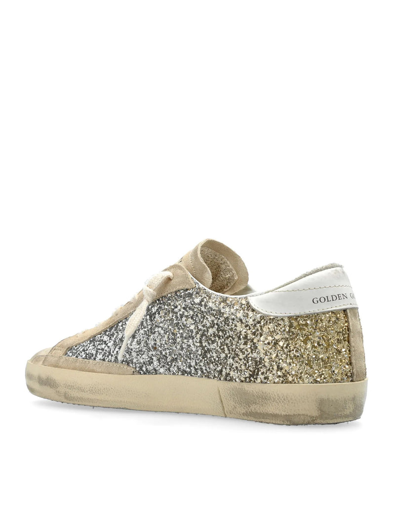 SUPER-STAR SNEAKERS WITH GLITTER