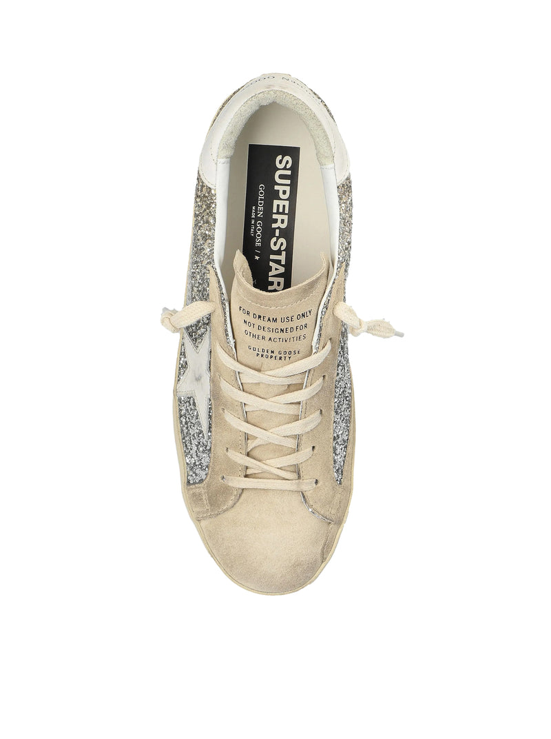 SUPER-STAR SNEAKERS WITH GLITTER