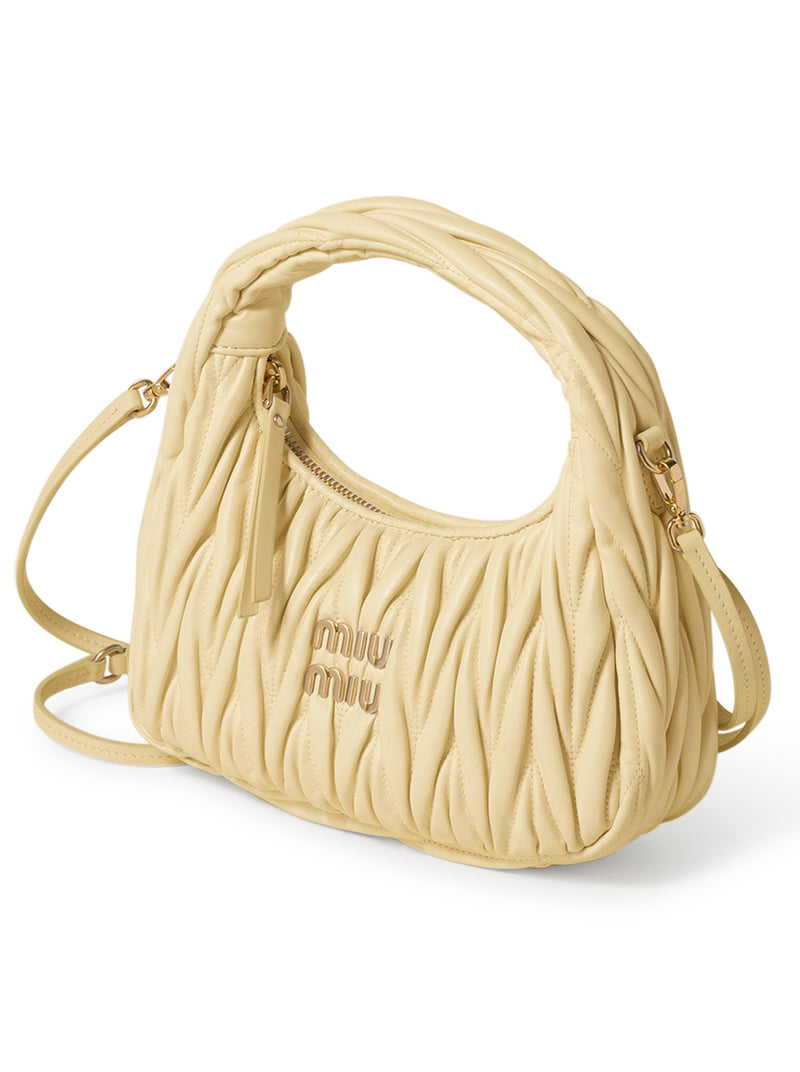 WANDER HOBO BAG IN QUILTED NAPPA