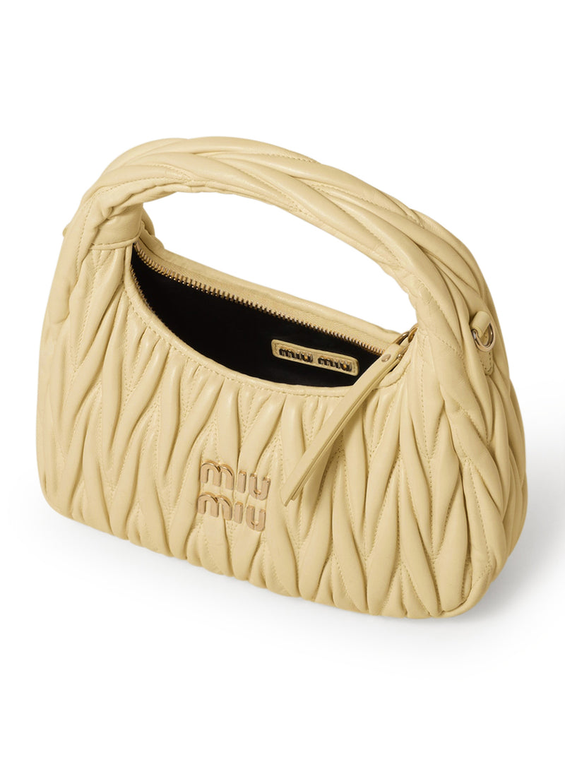 WANDER HOBO BAG IN QUILTED NAPPA