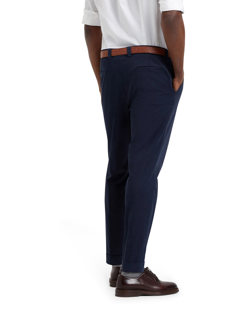 COTTON BLEND CHINO PANTS