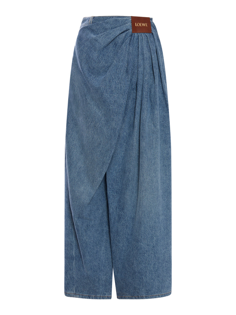 DRAPED JEANS