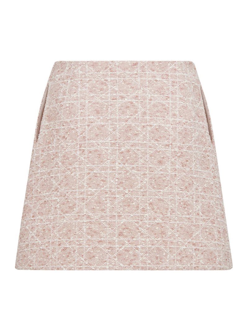 Macrocannage Miniskirt