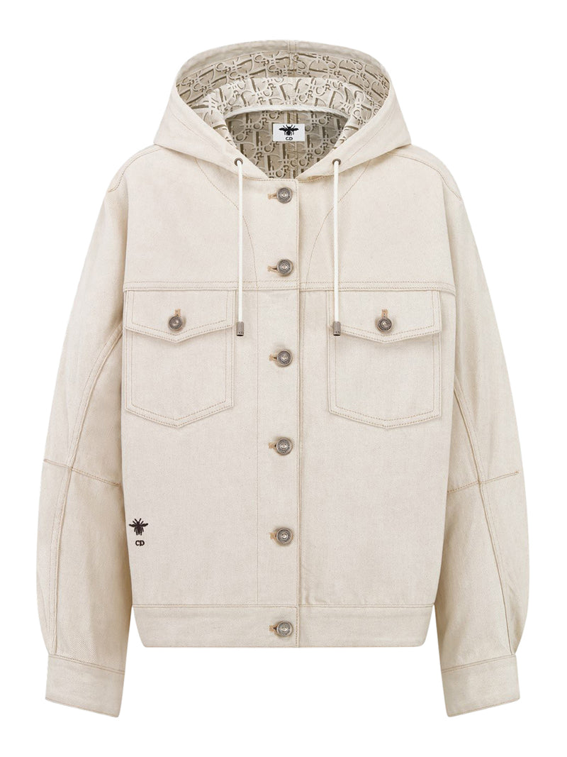 Oversized hooded jacket