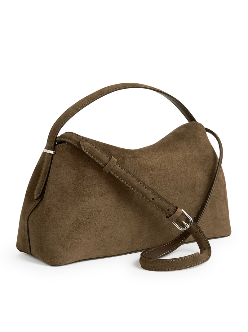 T-LOCK SUEDE TOP HANDLE