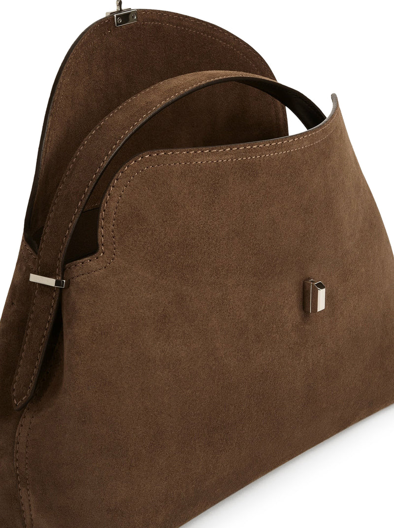 T-LOCK SUEDE TOP HANDLE